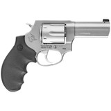 Taurus 856 .38 Special +P Double Action Revolver 3" Barrel 6 Rounds Hogue Rubber Grips Matte Stainless Steel Finish [FC-725327933854]
