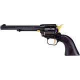Heritage Rough Rider .22 LR Revolver 6.5" Barrel Black/Gold [FC-727962707074]