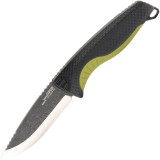 SOG Aegis FX Fixed Knife 3.7" Drop Point Black/Moss [FC-729857014168]