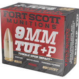 Fort Scott Munitions 9mm Luger +P SCS TUI Ammo 20 Rounds 80 Grain [FC-758381722249]