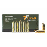 TURAN Ammo Range and Practice 9mm Luger 115 grain FMJ [FC-AMM-113-900]