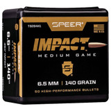 Speer Impact Bullets 6.5mm cal. .264" dia. 140 Grain PTHP Not Loaded Ammo [FC-604544650631]