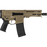 CMMG DISSENT Mk4 5.56 NATO AR-Style Pistol Tan [FC-810097507999]