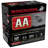 Winchester AA Sporting Clays 12 Gauge Shotshell 2-3/4" #8 1 oz. [FC-020892026285]