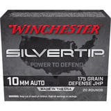 Winchester Silvertip 10mm Auto Ammunition 20 Rounds JHP 175 Grains W10MMST [FC-AMM-1027-810]