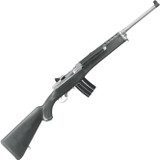 Ruger Mini-14 Ranch 5.56 NATO Semi Auto Rifle 20 Rounds 18.5" Barrel Black Synthetic Stock Stainless Steel [FC-736676058174]