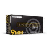 Ammo Inc Signature 9mm Luger Ammunition 50 Rounds TMC 124 Grain [FC-AMM-1033-063]