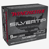 Winchester Silvertip 9mm Luger Ammunition 20 Rounds JHP 147 Grains W9MMST2 [FC-020892227750]