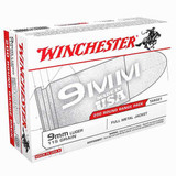 Winchester USA 9mm Luger Ammunition 115 Grain FMJ [FC-AMM-1027-103]