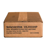 Winchester .22LR Ammunition 36 Grain Copper Plated Hollow Point 1280 fps 3330 Rounds [FC-AMM-1027-039-333]