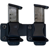 Comp-Tac Twin Magazine Pouch Belt Clip Left Side Carry Fits 1911 Kydex Black [FC-739189120390]