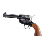 European American Armory Bounty Hunter Revolver Single Action Army .22LR / .22WMR, 4.75" Barrel, Alloy Blue Finish, Walnut Grips, 8 Rounds, 2 Cylinders Included, Right Hand, 41.6oz , Fixed Sights 771120 [FC-741566105272]