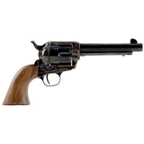 Standard Manufacturing .45 Long Colt Single Action Revolver 5.5" Barrel 6 Rounds Fixed Sights One Piece Grip Color Case Hardened Frame Blued Finish [FC-854581007503]