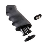 Hogue AR-15 OverMold Grip With Cargo Management System Black 15010 [FC-743108150108]