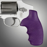 Hogue Monogrip with Finger Grooves S&W J Frame Round Butt Purple 60006 [FC-743108600061]