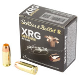 Sellier & Bellot XRG Defense .40 S&W Ammunition 25 Rounds Copper HP 130 Grain [FC-754908501113]