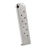 Mec-Gar Full Size Government/Commander 1911 Extended 11 Round Magazine .45 ACP Carbon Steel Nickel Finish [FC-765595440326]