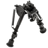 TRUGLO Tac-Pod Adjustable Pivot Head Bipod 6" to 9" with Adapter Aluminum Black TG8902S [FC-788130023082]