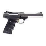 Browning Buck Mark Standard Stainless URX Semi Auto Handgun .22 LR 5.5" Stainless Slabside Bull Barrel 10 Rounds Black UDX Grips Matte Black Frame [FC-023614250975]