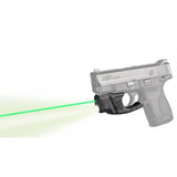 LaserMax Centerfire Light/Laser Sight System Green Laser/100 Lumen Mint Green Light S&W M&P Shield 1/3N Battery Polymer Housing Matte Black [FC-798816543568]