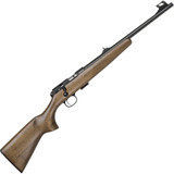 CZ USA 457 Scout .22 LR Bolt Action Rimfire Rifle 16.5" Threaded Barrel 1 Round Rifle Sights with Integrated 11mm Scope Base Beechwood Stock Blued Finished [FC-806703023359]