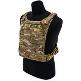 Grey Ghost Gear Minimalist Plate Carrier 10"x12" Plate Compatible MOLLE/PALS Webbing MultiCam [FC-810001170042]