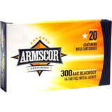 Armscor USA .300 AAC Blackout Ammunition 147 Grain FMJ [FC-812285021089]