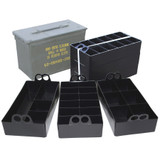 MTM Case-Gard .50 Caliber Ammo Can Organizer Tray 3 Pack Black ACO [FC-026057362380]