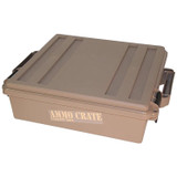 MTM Case-Gard Ammo Crate Utility Box Storage O-Ring Seal High Impact Polypropylene Plastic Flat Dark Earth ACR5-72 [FC-026057362557]