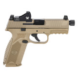 FNH 509 Tactical with Optic 9mm Full size Pistol 4.5" Barrel 10 Rounds Flat Dark Earth [FC-845737012342]