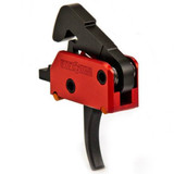 POF AR-15 Drop-In Trigger Single Stage 4.5 lb Pull Curved Shoe Red/Black 00457 [FC-847313004574]