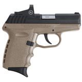 SCCY CPX-2 RD 9mm Pistol with Red Dot and FDE Frame [FC-850013592227]