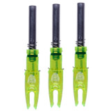 Burt Coyote Signature Series Lumenok Lighted Nock Green 3 Pack SL3G [FC-850722000563]