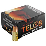 G2 Research Telos 9mm Luger +P Ammunition 20 Rounds 92 Grain Solid Copper Hollow Point 1250fps [FC-851412006193]