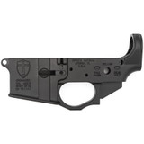 Spikes Tactical AR-15 Forged Stripped Lower Receiver Multi Caliber Forged Tactical Crusader Non-Color Filled Aluminum Black STLS022 [FC-855319005075]
