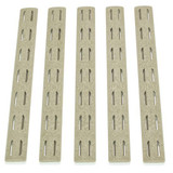 Bravo Company KeyMod Rail Panel Kit 5.5" Polymer Flat Dark Earth 5 Pack BCM-KMR-RP-FDE-5 [FC-855877004633]