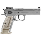 SAR USA Sarsilmaz K12 Sport 9mm Luger Semi Auto Pistol 4.7" Barrel 17 Rounds Adjustable Sights Alloy Steel Frame Silver [FC-858763007381]