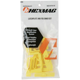 Hexmag AR-15 HexID Color Identification System Four Pack Polymer Yellow HXID4-AR15-YEL [FC-861643000068]