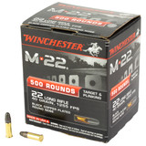 Winchester M-22 .22LR Ammunition 40 Grain Black Copper Plated LRN 1255 fps [FC-AMM-1027-034]