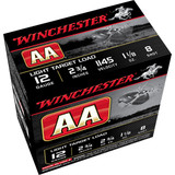 Winchester AA Light Target 12 Gauge Shotshell 250 Rounds 2 3/4" #8 Lead 1 1/8 Ounce [FC-AMM-1027-486]