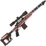 Howa American Flag Chassis Gen-2 6.5 Creedmoor Bolt Action Rifle 16.25" Barrel 10 Rounds with Scope APC Chassis M-LOK Forend MBA-4 Stock RWB Flag Finish [FC-682146398618]
