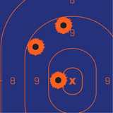 Birchwood Casey Dirty Bird "B-27" Silhouette Paper Target 16.5"x24" Blue 3 Pack 35753 [FC-029057357530]
