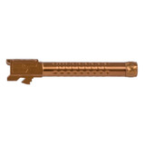 ZEV Technologies Optimized Match Barrel For Glock 17 Gen 5 Threaded 1/2x28 PVD Bronze [FC-811338035356]