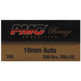 PMC Bronze 10mm Auto 200gr FMJ TC 1050 fps 50 Rounds [FC-741569050760]
