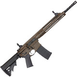 LWRC IC-A5 Semi Auto Rifle 5.56 NATO 16.1" Barrel 30 Rounds Polymer Stock Patriot Brown Finish GICA5R5PBC16 [FC-854026005491]