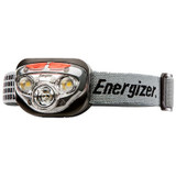 Energizer Vision HD Plus Focus LED Headlight 400 Lumens 3 AAA Batteries White and Red LED Elastic Strap Polymer Gray and Black [FC-039800125231]