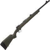 Savage 110 Hog Hunter Bolt Action Rifle .223 Rem 20" Threaded Barrel 4 Rounds Iron Sights OD Green Synthetic Stock with Adjustable LOP Matte Black Finish [FC-011356570185]
