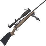Mossberg Patriot Night Train 6.5 CM Bolt Action Rifle 24" Fluted Threaded Barrel 5 Rounds With 6-24x50mm Scope FDE [FC-015813280198]