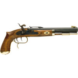 Traditions Trapper Black Powder Percussion Pistol .50 Caliber 9.75" Barrel Adjustable Sights Select Hardwood Stock Blued [FC-040589110004]