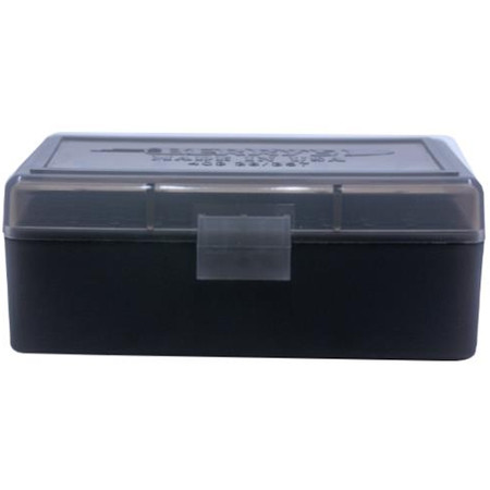 Berry's (10) 100 Round SMOKE / BLACK Plastic Ammo Storage Box 223 / 222 /  5.56